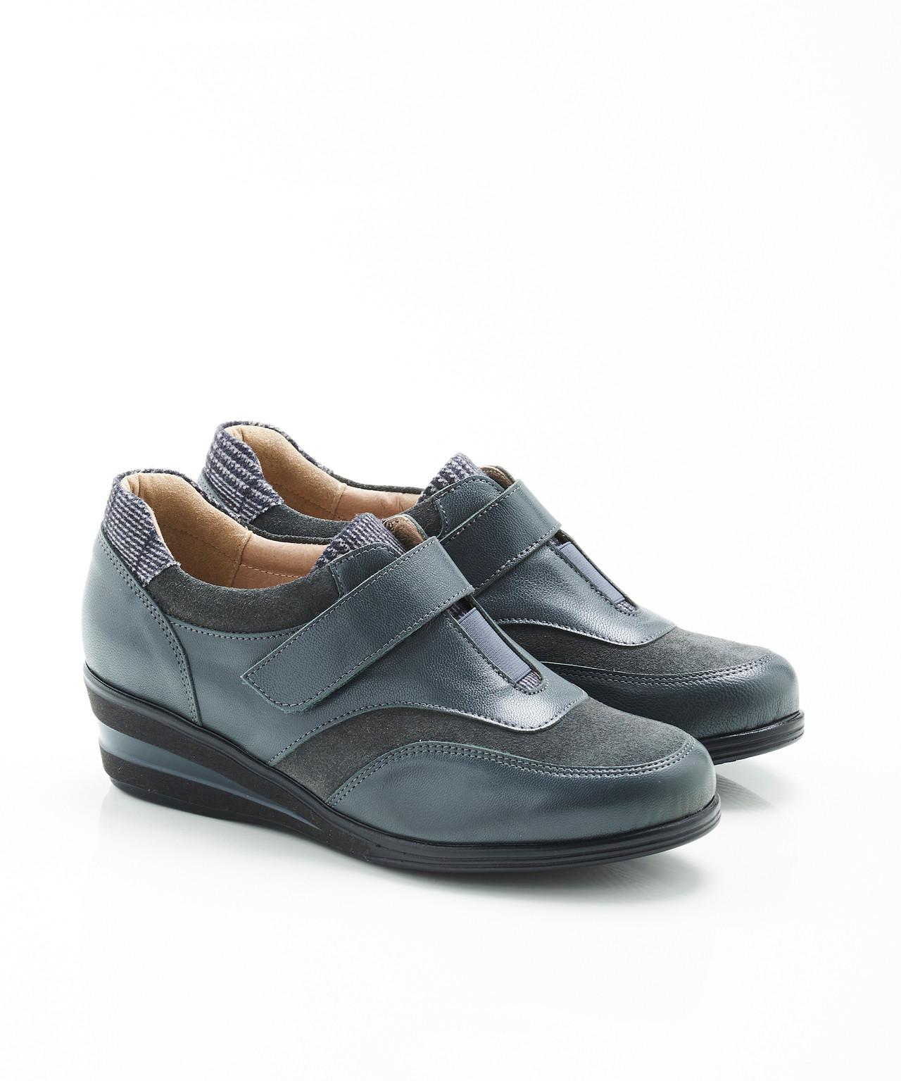 Image of Derbys Mit Klettverschluss, Extraleicht. Unisex Grau 38