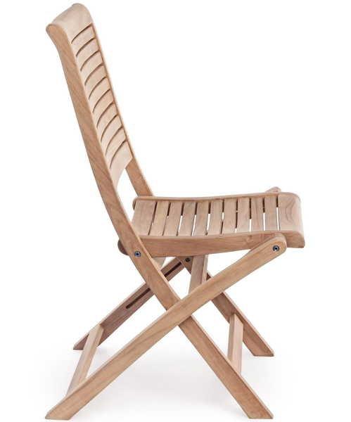 mutoni Chaise pliante en bois Maryland  