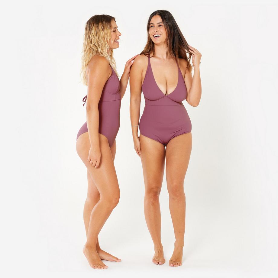 OLAIAN Bea Costume da bagno a costine scollo a V  