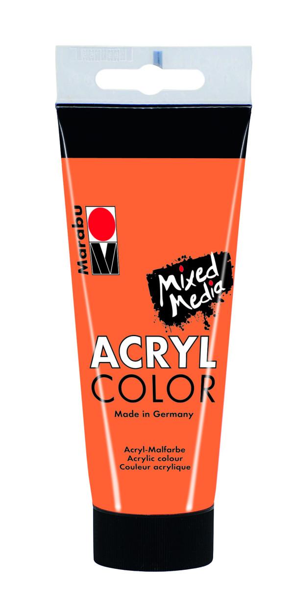 Image of Acryl Color 013 100 ml Acrylfarbe Orange Röhre Orange