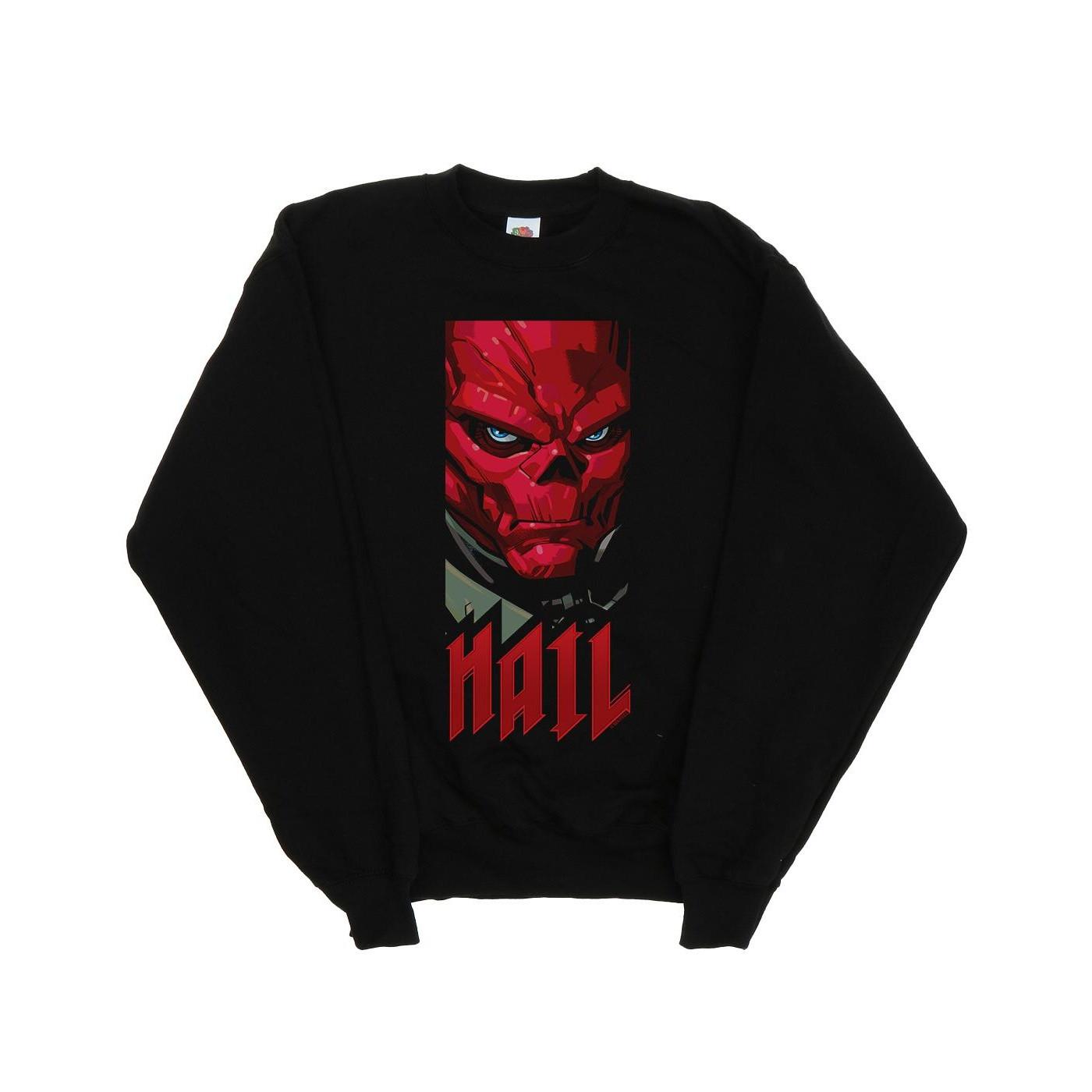 Image of Avengers Hail Red Skull Sweatshirt Herren Schwarz XXL