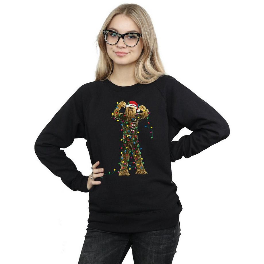 STAR WARS Star Wars Chewbacca Weihnachtsbeleuchtung Sweatshirt  