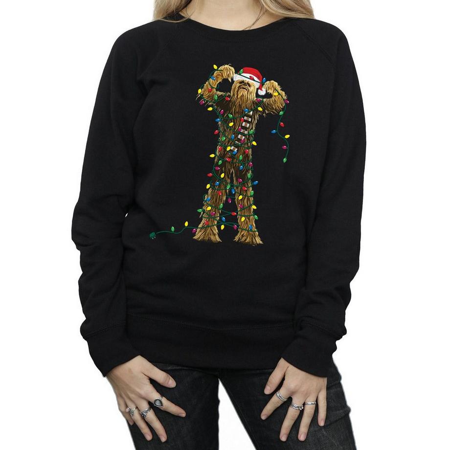 STAR WARS Star Wars Chewbacca Weihnachtsbeleuchtung Sweatshirt  