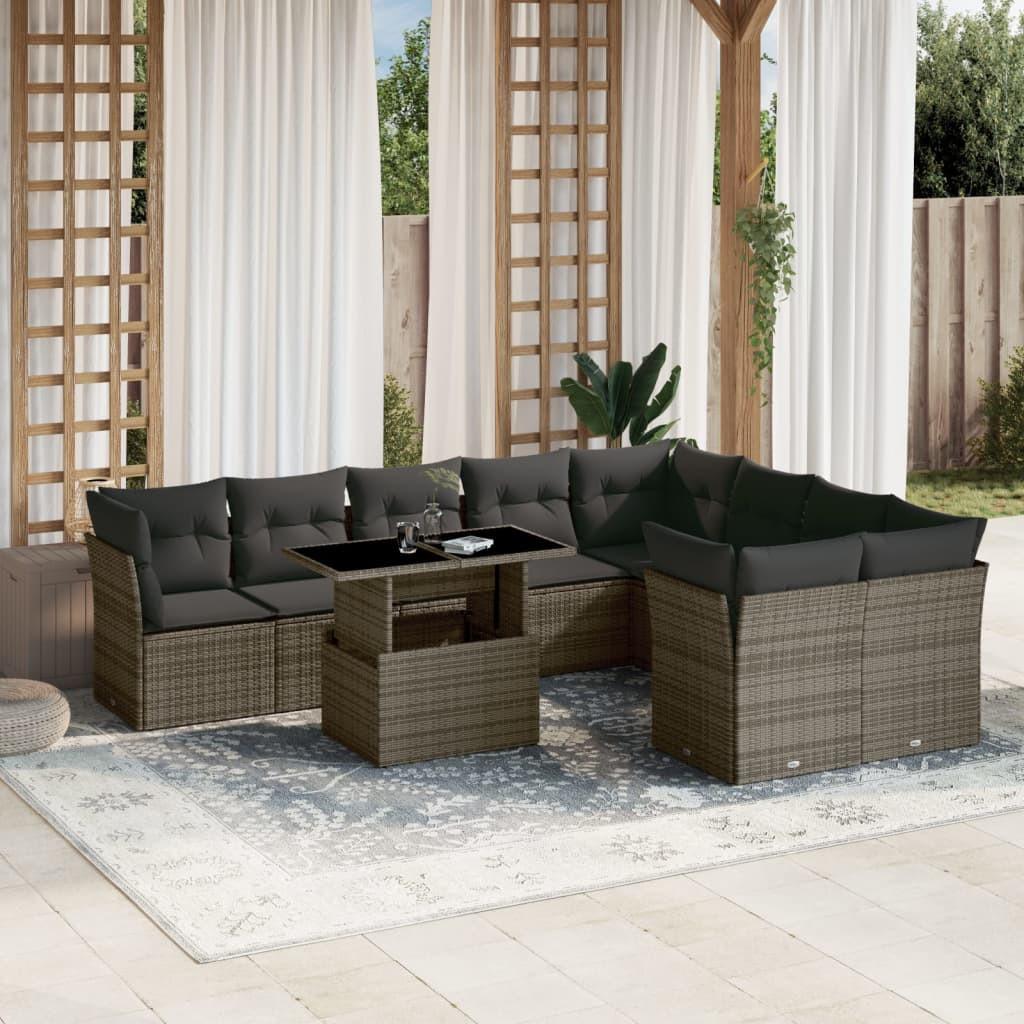 VidaXL Garten sofagarnitur poly-rattan  