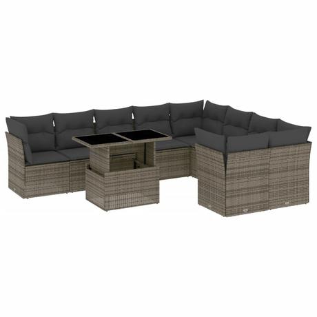 VidaXL Garten sofagarnitur poly-rattan  