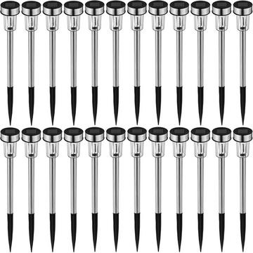 24 lampade solari a LED colorate