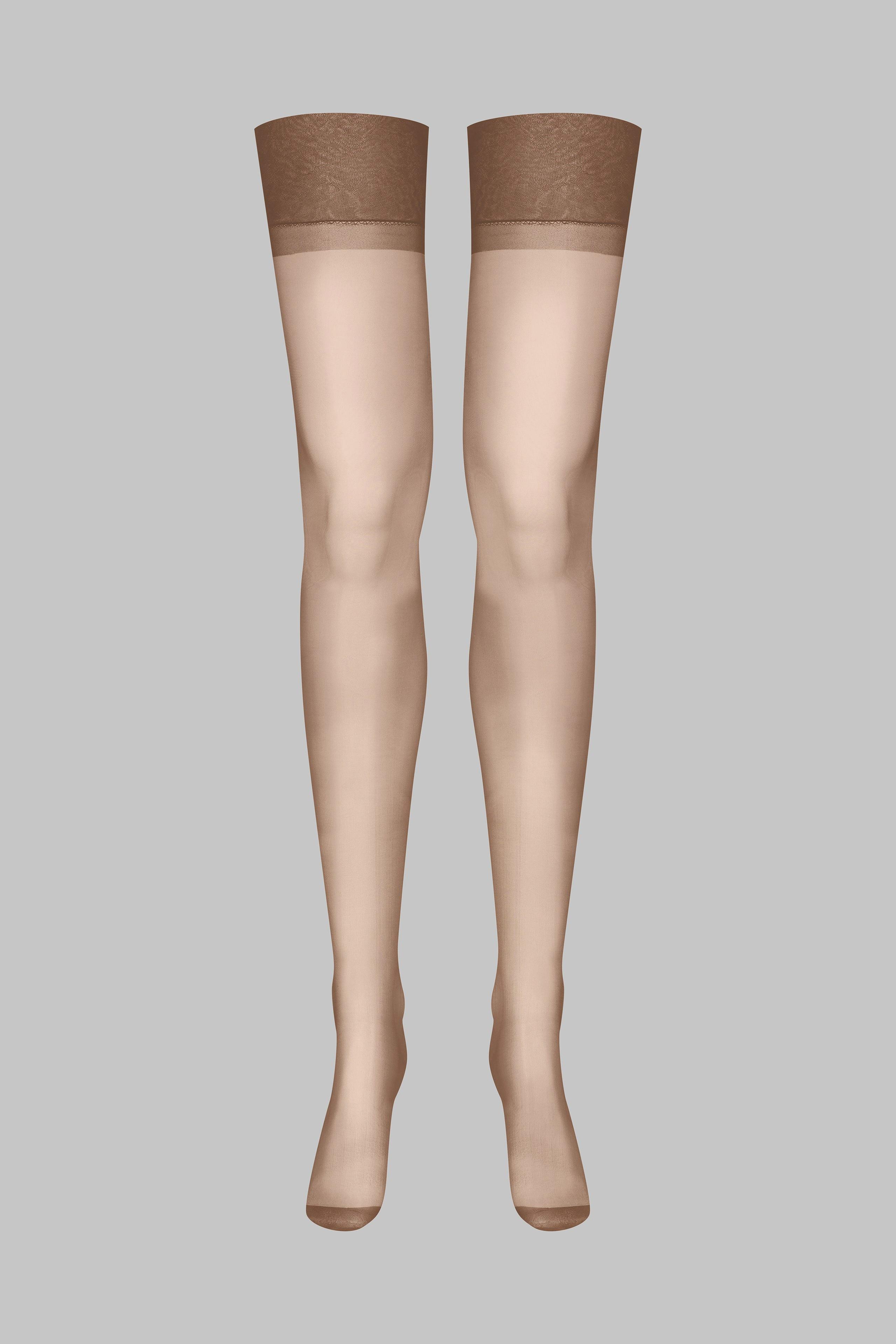 Image of Nylonstrümpfe - 15d - Braun Damen Braun 3