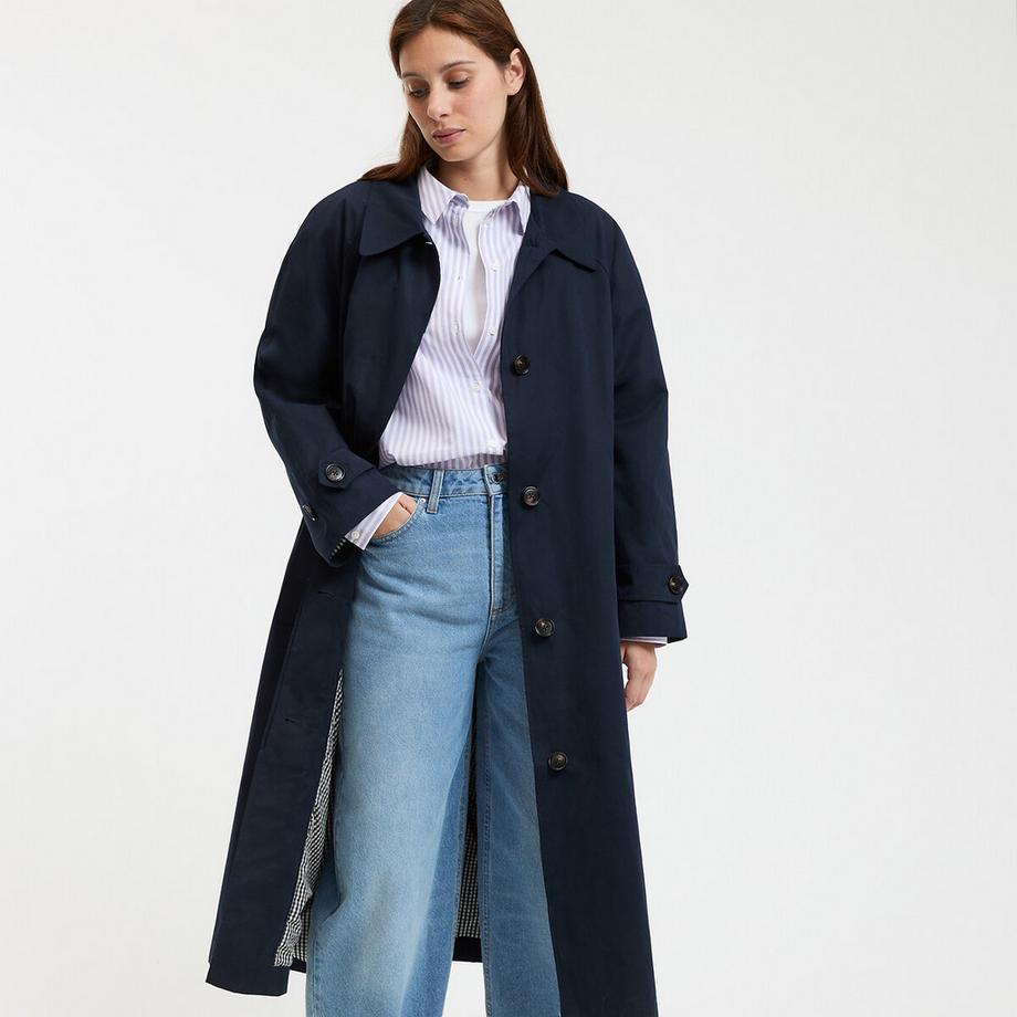 La Redoute Collections Oversize Trenchcoat mit Knopfleiste  