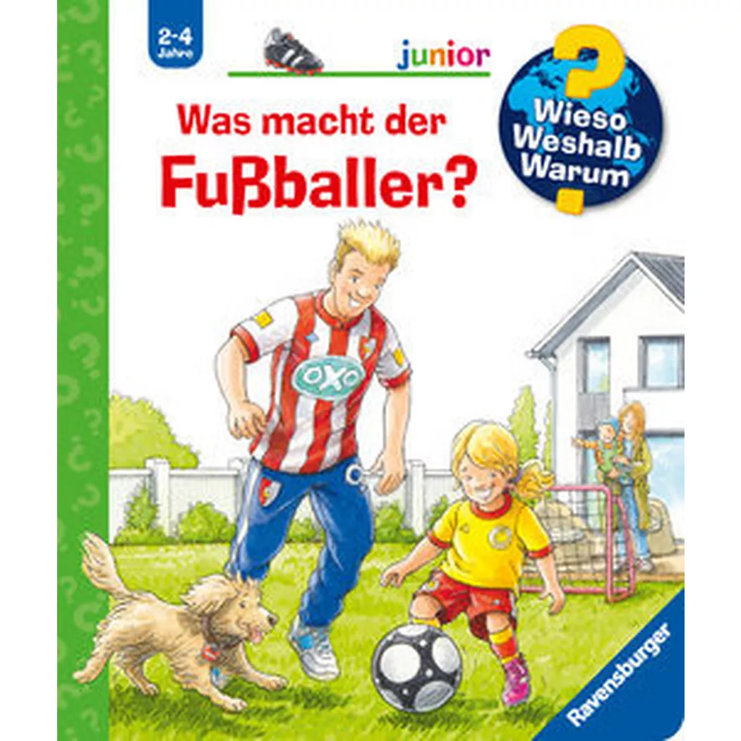 Ravensburger - Wieso? Weshalb? Warum? junior, Band 68: Was macht der Fußballer?, Nieländer, Peter; Peter (Illustrationen)