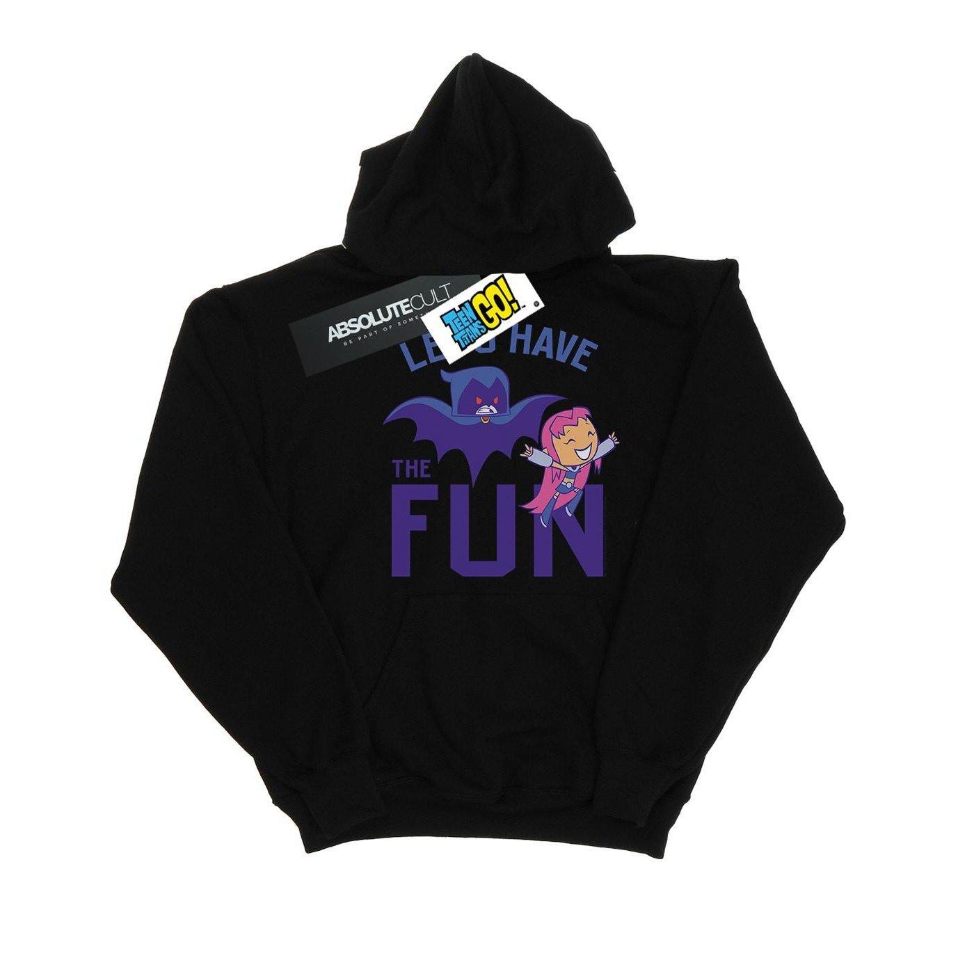 Image of Teen Titans Go Let's Have The Fun Kapuzenpullover Mädchen Schwarz 140/146