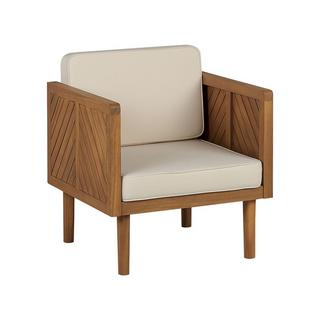 Beliani Lounge Set mit Tisch aus Akazienholz Modern BARATTI  