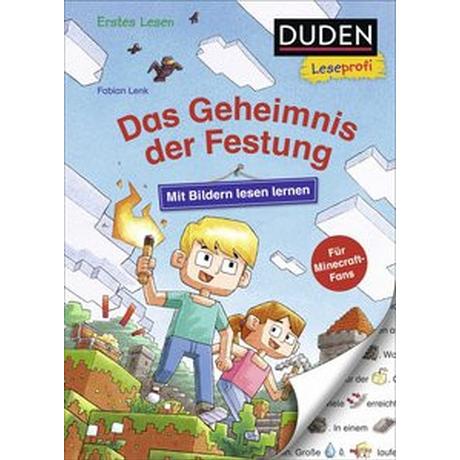 Duden Leseprofi - Mit Bildern lesen lernen: Das Geheimnis der Festung Lenk, Fabian; Rupp, Dominik (Illustrationen) Gebundene Ausgabe 