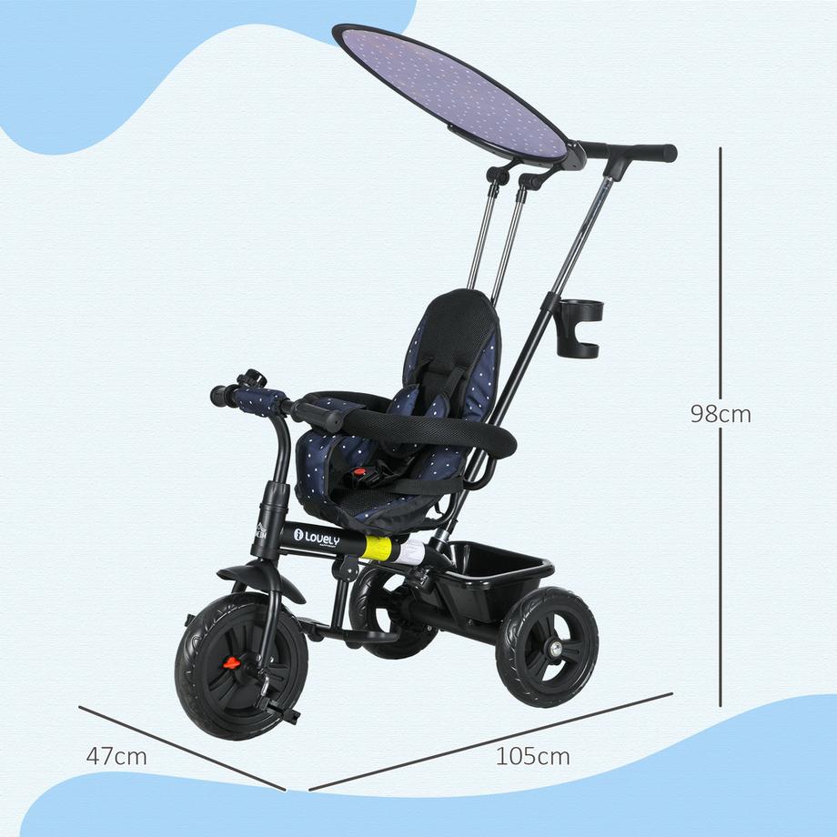 HOMCOM  tricycle pour enfants 