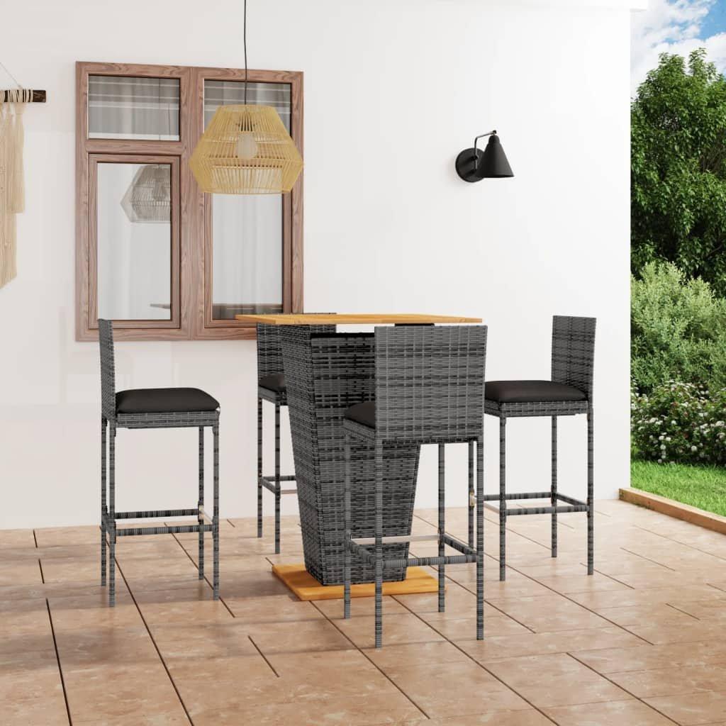 VidaXL Bar-set poly-rattan  