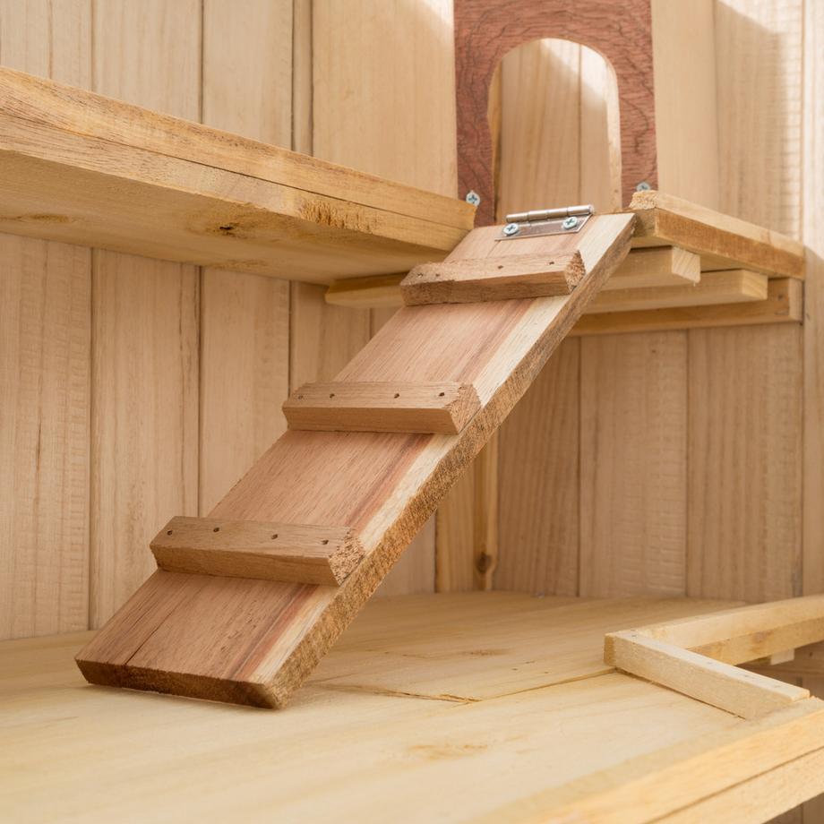 Tectake  Gabbia per roditori Goldie Legno 