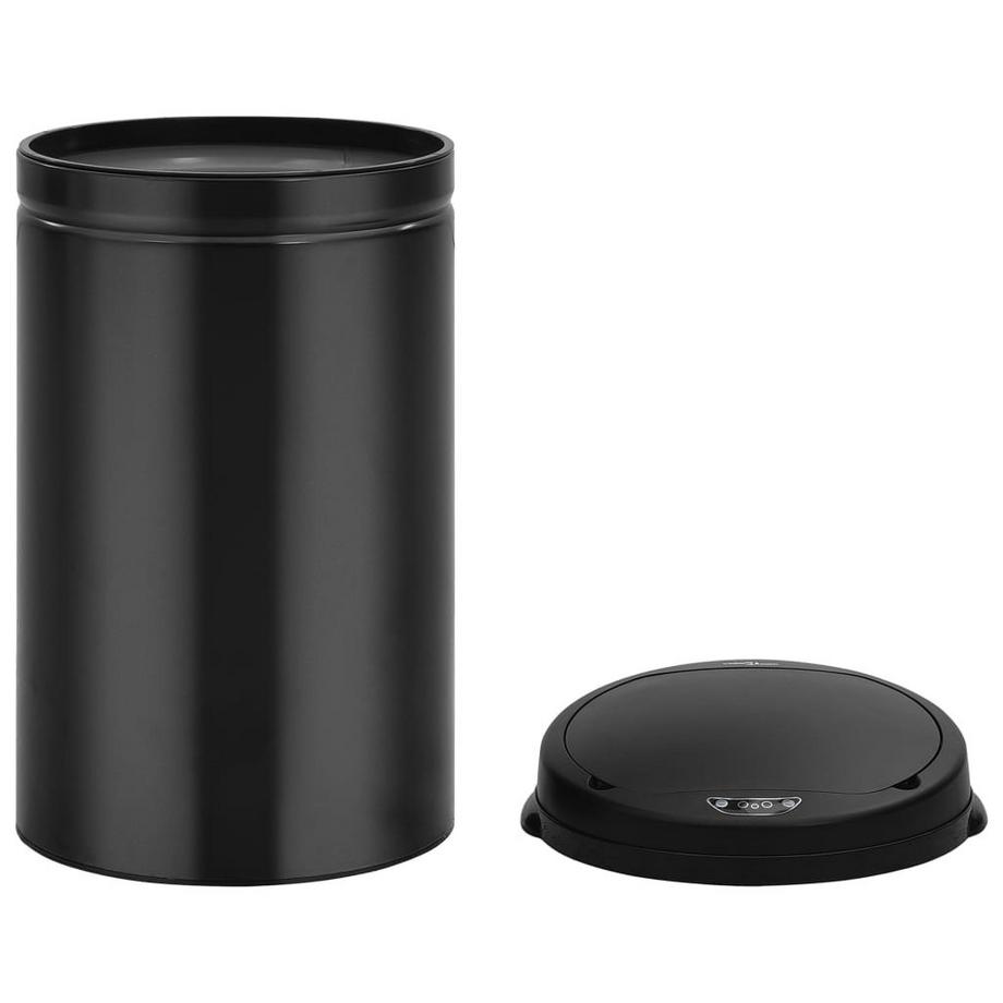 VidaXL Poubelle acier  