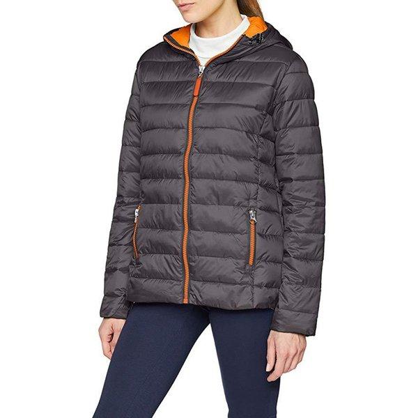 Image of Urban Snowbird Steppjacke Mit Kapuze Damen Grau XL