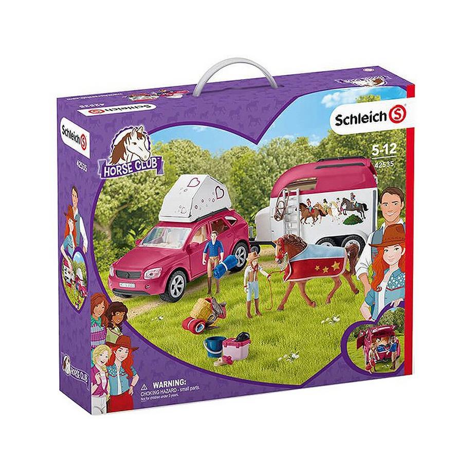 Schleich  Horse Club Abenteuer mit Auto und Pferdeanhänger 
