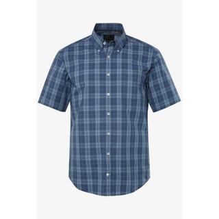 JP1880  Chemise à carreaux. Manches courtes et col boutonné. Coupe Modern Fit - jusqu'au 8 XL 