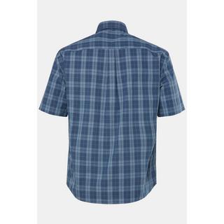 JP1880  Chemise à carreaux. Manches courtes et col boutonné. Coupe Modern Fit - jusqu'au 8 XL 