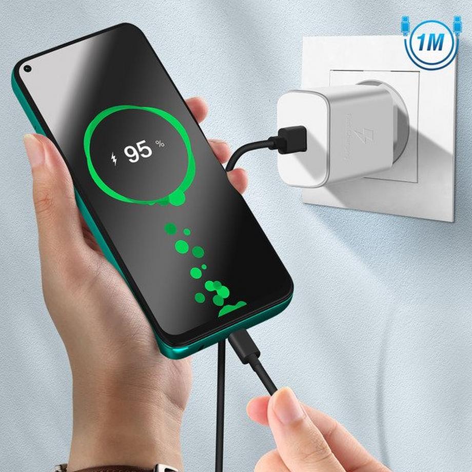 SAMSUNG  Caricatore Samsung USB-C 15W + Cavo Nero 