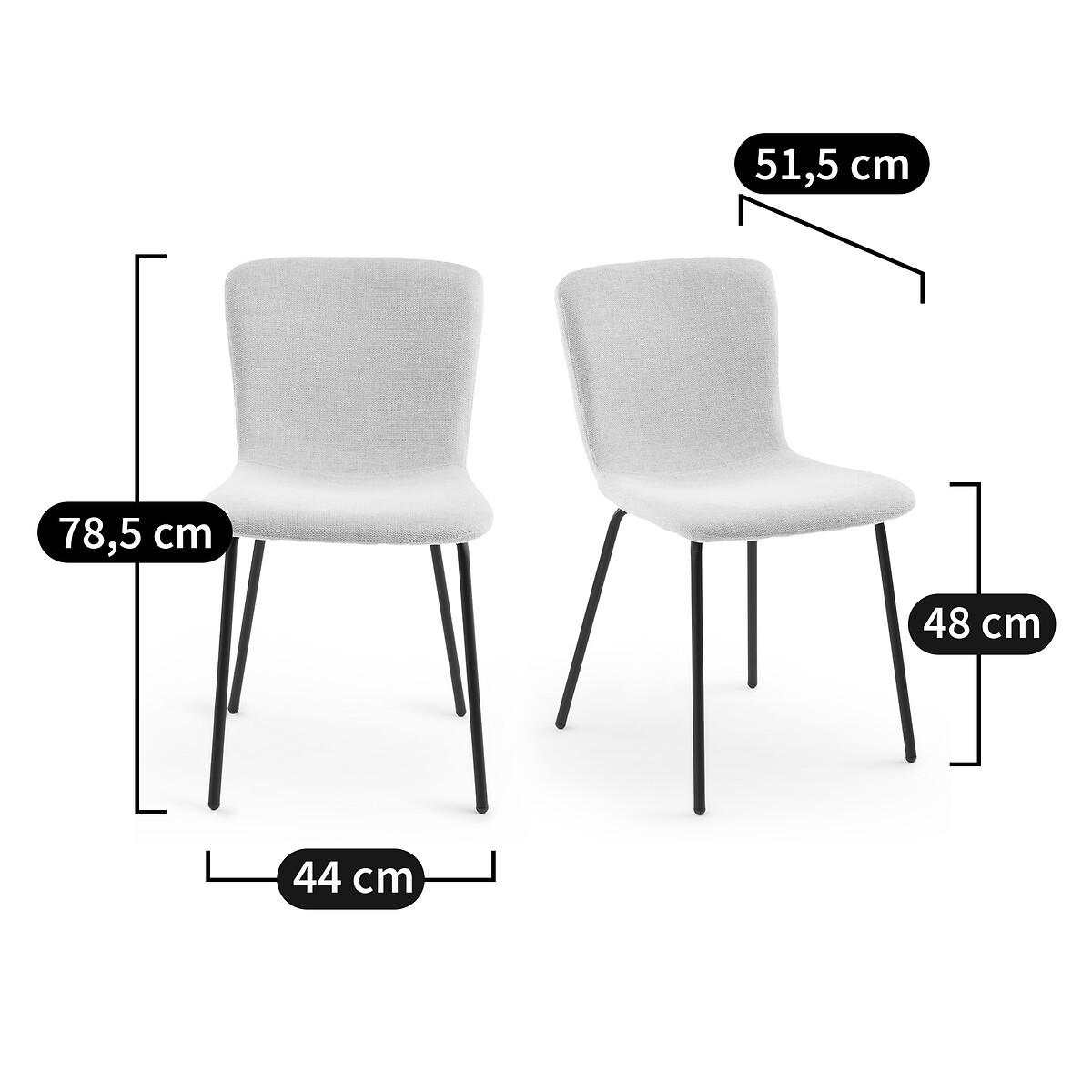 SO'HOME Lot de 2 chaises Gillian  