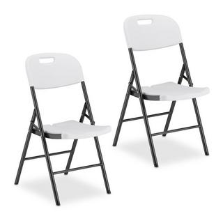 B2X Sedia pieghevole da giardino in set da 2  
