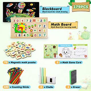 Activity-board  Jeux de mathématiques avec bâtons de comptage tables de multiplication - jeux éducatifs jeux pour enfants jouets en bois 