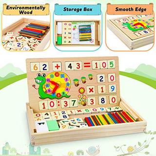 Activity-board  Jeux de mathématiques avec bâtons de comptage tables de multiplication - jeux éducatifs jeux pour enfants jouets en bois 