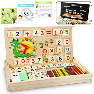 Activity-board  Mathe spiele mit zählstäbchen multiplizieren tabellen - lernspiele kinderspiele holzspielzeug 