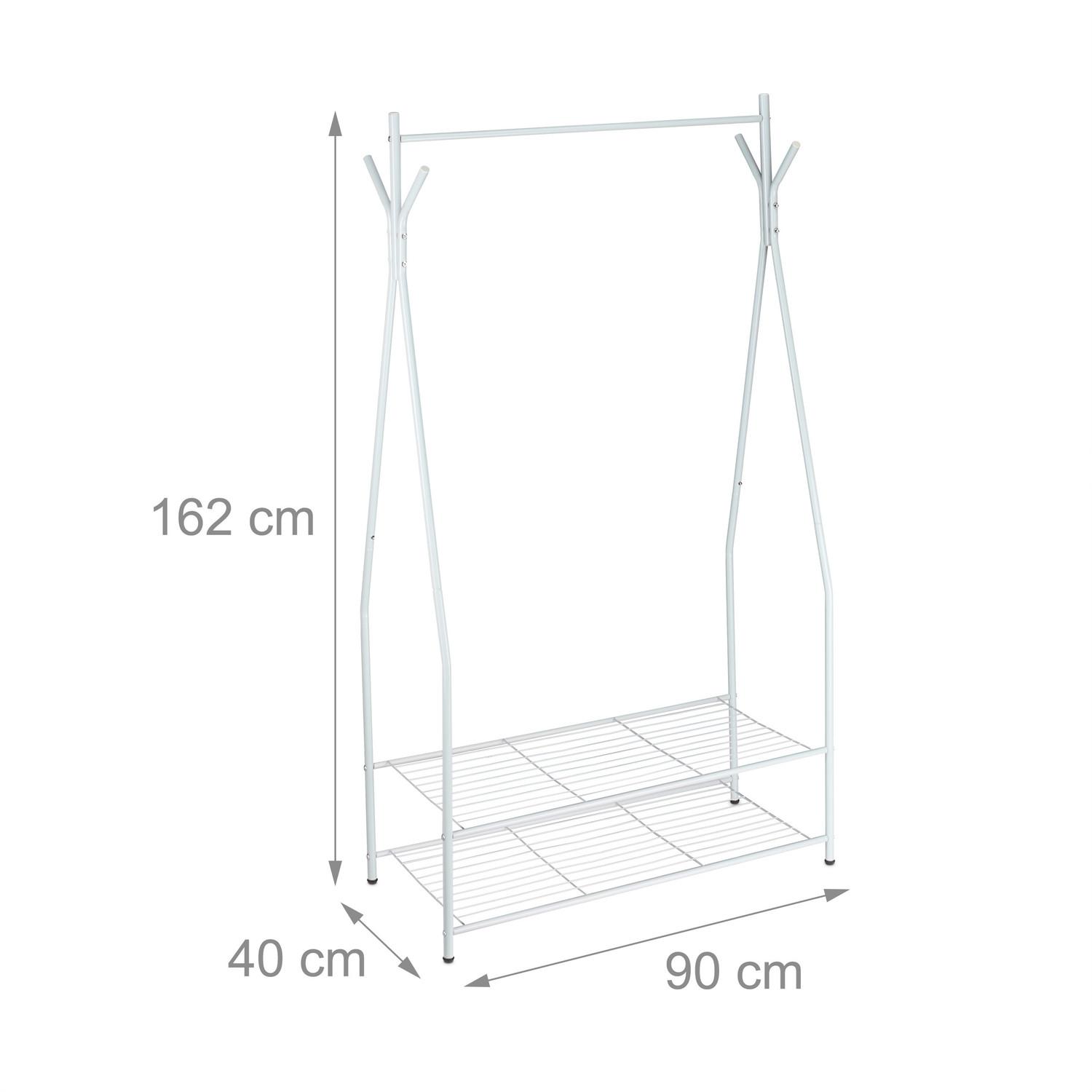 B2X Appendiabiti con ripiano per scarpe SANDRA  