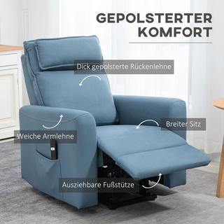 HOMCOM  Fauteuil avec aide à se lever 