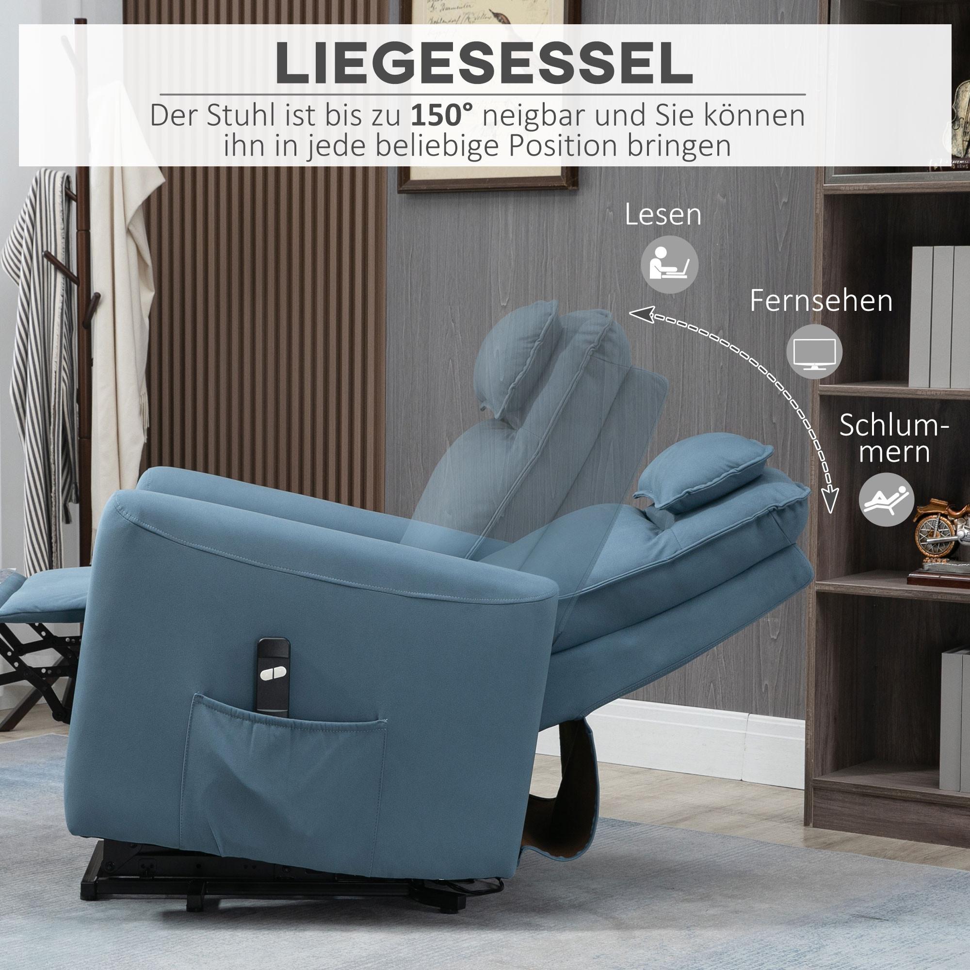 HOMCOM  Fauteuil avec aide à se lever 