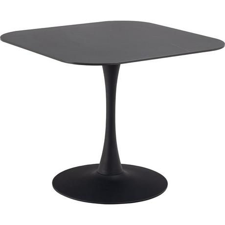 mutoni Table à manger Valletta céramique noire années 90  