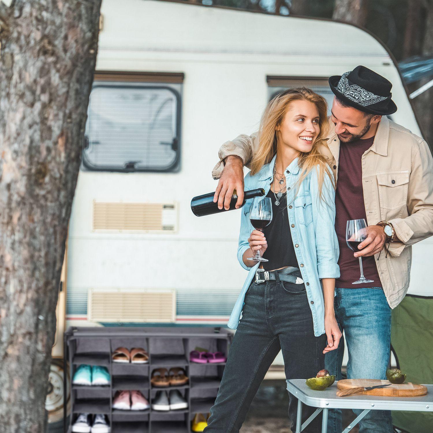 Northix Étagère à chaussures de camping  