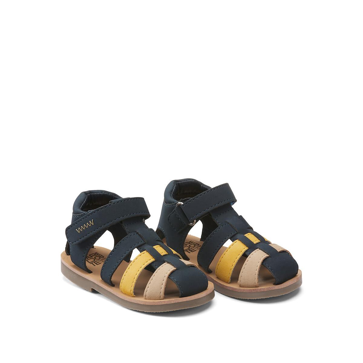 Image of Sandalen Mit Klettverschluss Unisex Blau 25
