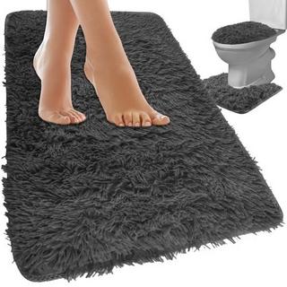 Ruhhy Tapis de salle de bain - set - gris Ruhhy 24353  