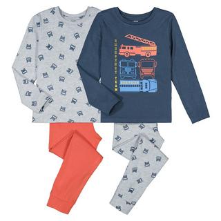 La Redoute Collections  2er-Pack Pyjamas mit Lastern 
