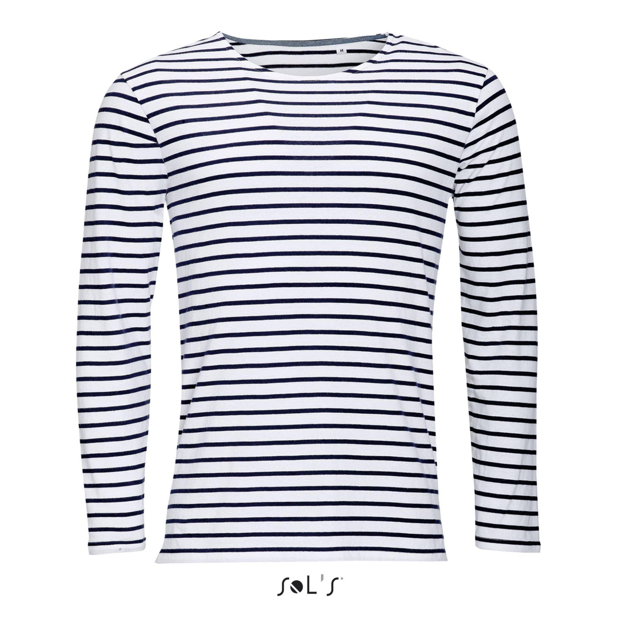 SOLS  t-shirt ml marine 