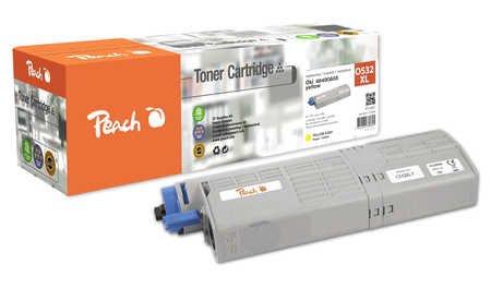 Peach  PT1075 Cartouche de toner 1 pièce(s) Compatible Jaune 