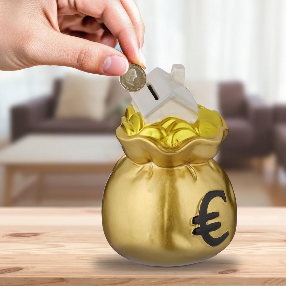 Northio Tirelire dans un sac d'argent  