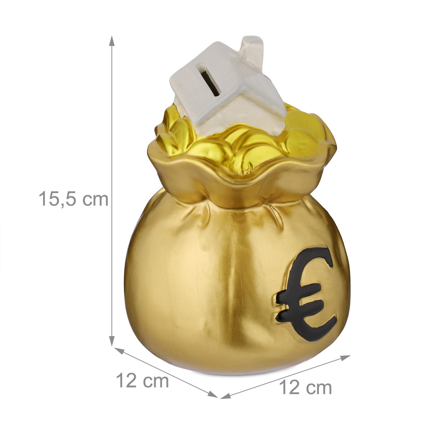 Northio Tirelire dans un sac d'argent  