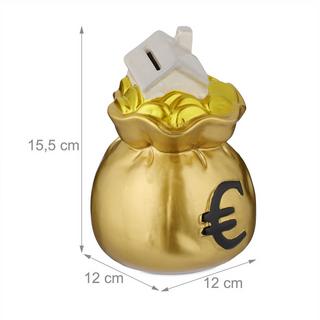 Northio Tirelire dans un sac d'argent  