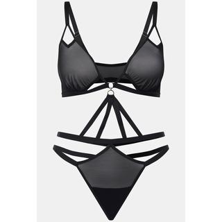 Ulla Popken  Body, bandes fantaisie et mesh 