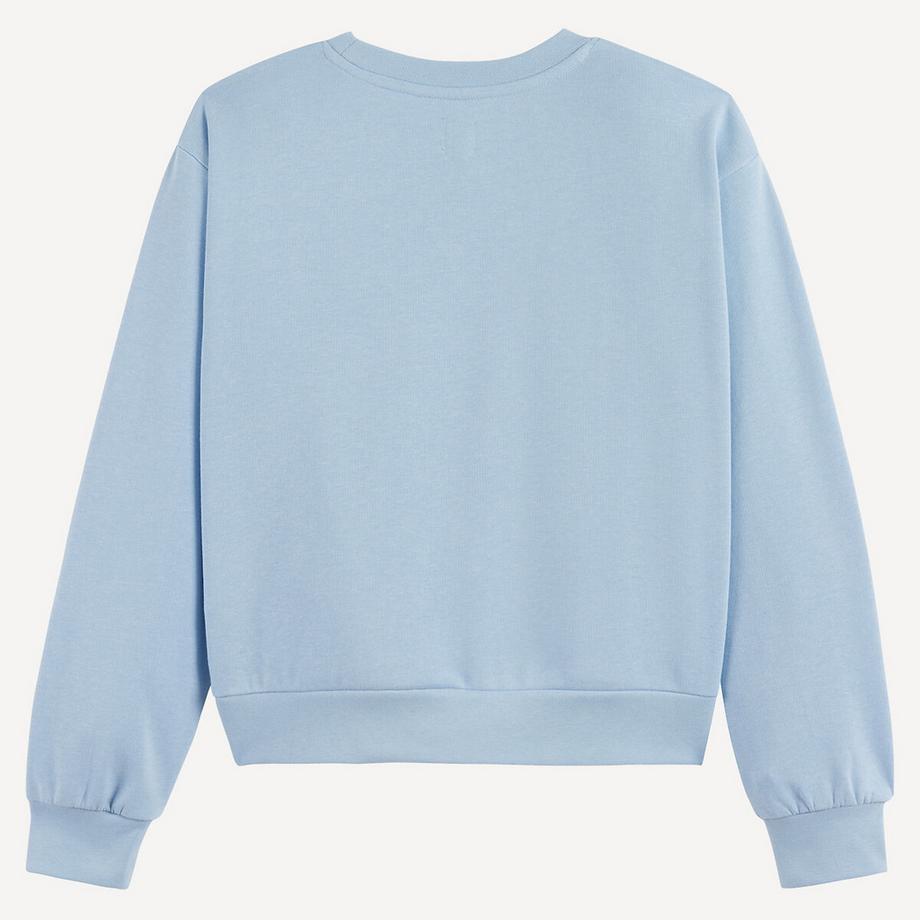 La Redoute Collections  Sweatshirt mit Rundhalsausschnitt aus Molton 