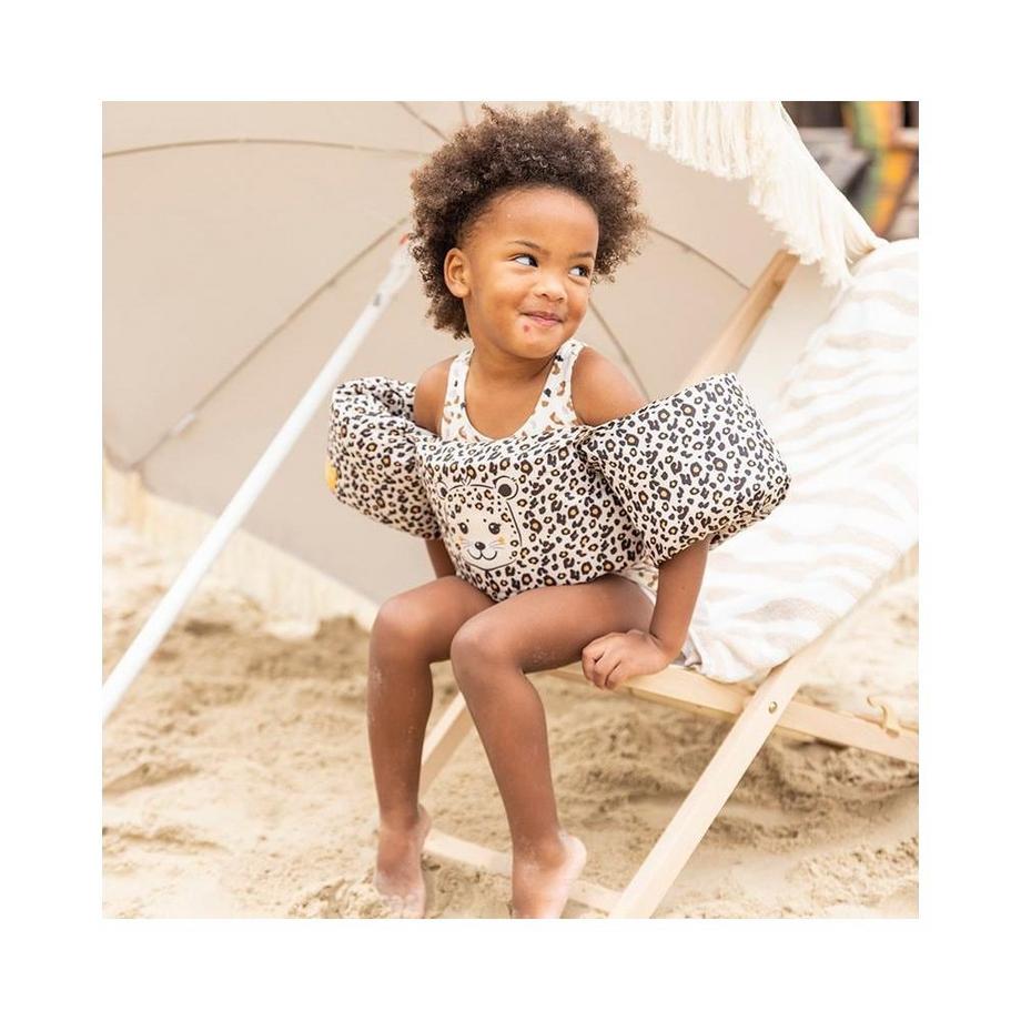 Swim Essentials  Puddle Jumper Beige Leopard 