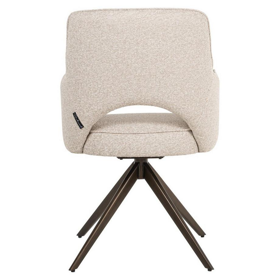 Richmond Interiors Chaise de salle à manger Ginerva biscotti  