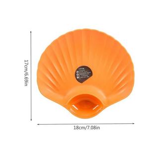 Northio Teller mit separatem Soßenfach – Orange  