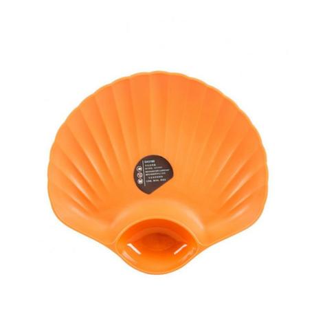 Northio Teller mit separatem Soßenfach – Orange  