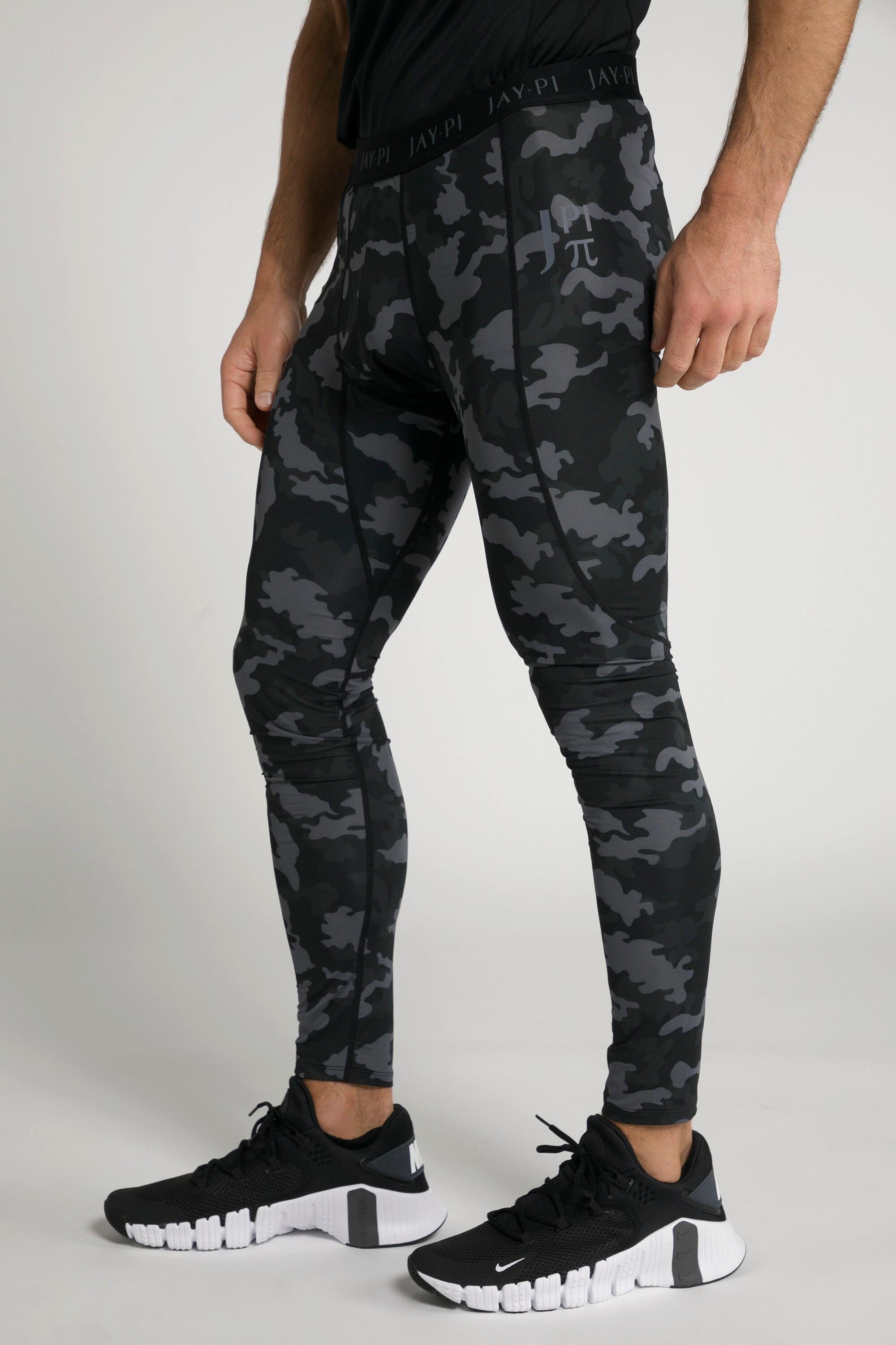 JP1880  Sport-Tights FLEXNAMIC®, Camouflage, Handypocket 